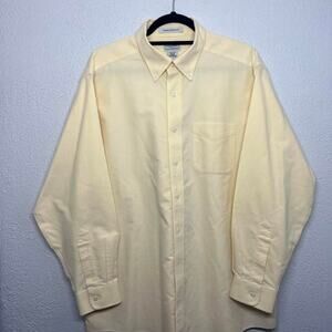 Vintage summer americana LL Bean Wrinkle Resistant Button Down Shirt Mens L